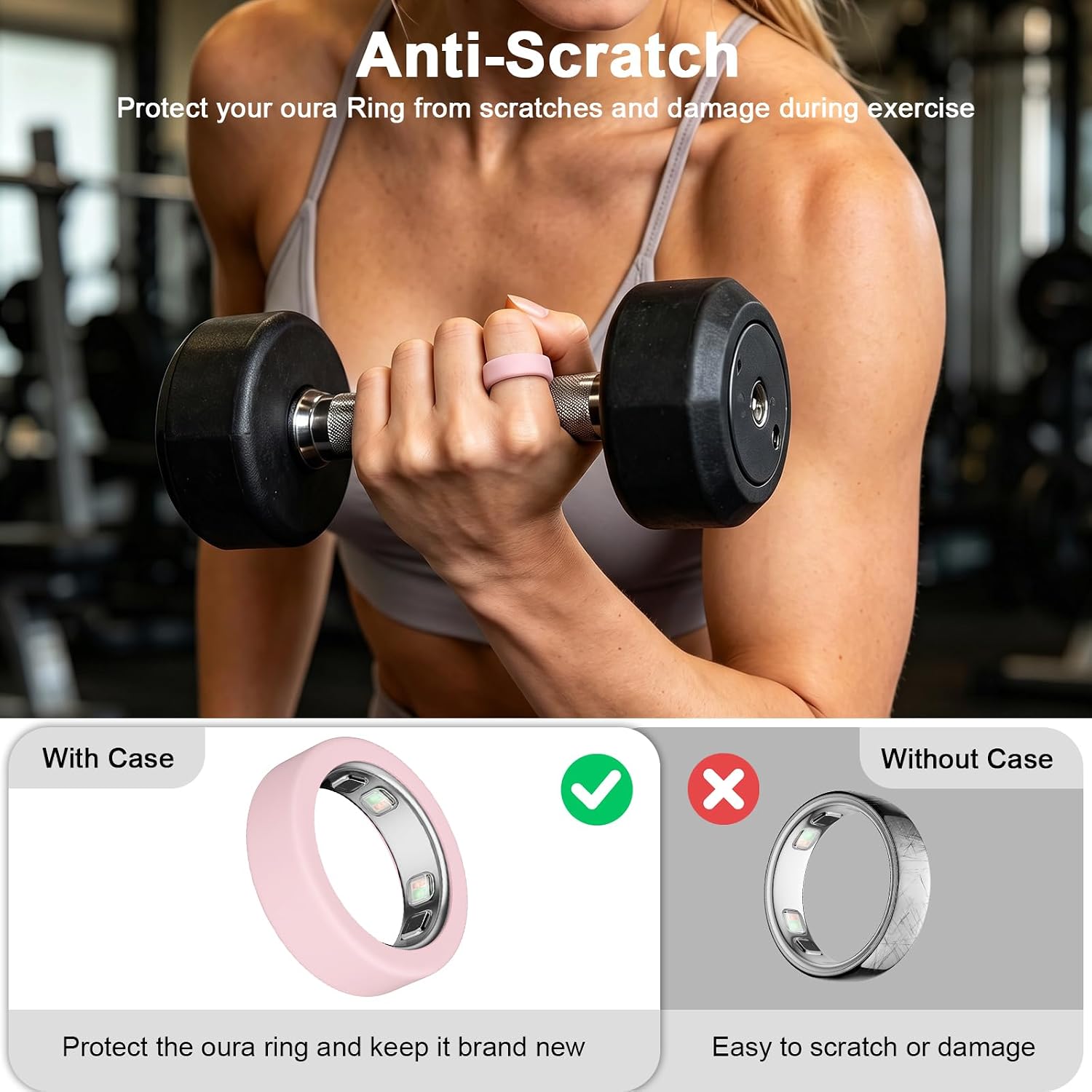 12 Pack Ultra-Thin Cover Compatible with Oura Ring Gen 5