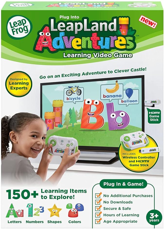 LeapFrog LeapLand Adventures Learning TV Video Game English Edition