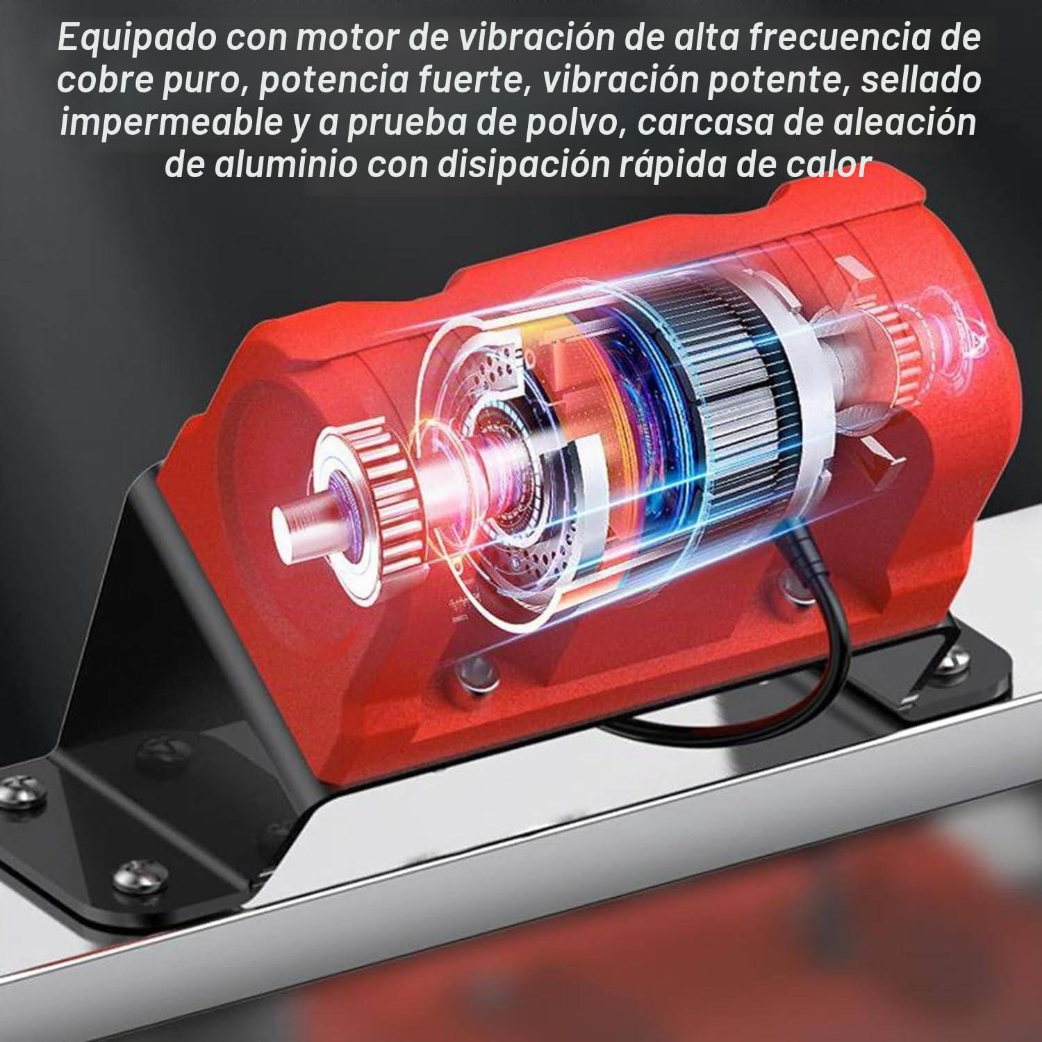 Herramienta de vibración de Regla eléctrica Mejorada de 150 CM/180 CM para procesamiento de concreto, 6000 RPM, Herramienta vibratoria de Acabado de concreto, con batería de 2 * 25000mA,1.5m