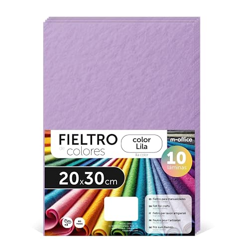 Fieltro para Manualidades, Fieltro de Colores, Suave y Flexible, Material para Costura, Telas Patchwork…