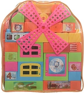 لعبة مكعبات الأحجية JF6601، مكعبات بناء تعليمية للأطفال لعبة مبتكرة وتفاعلية لتعزيز الدماغ