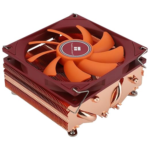 Thermalright AXP90-X53 Full Low Profile CPU Cooler ITX, with 92mm TL-9015R Slim PWM Fan ITX CPU Cooler, AGHP Technology, 53mm Height,for AMD AM4 AM5/Intel 1700/1150/1151/1200(AXP90 X53 Full)