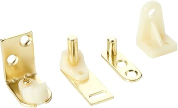 Merriway BH05732 Cafe Saloon Door Gravity Pivot Hinge Kit For 2 Doors