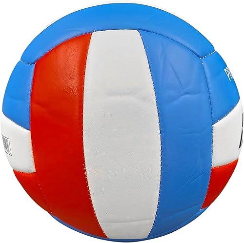 Miniatura 8 de Baden Pelota de voleibol de cuero sintético suave de alta calidad, tamaño y peso oficiales, paquete de 6 unidades con bomba
