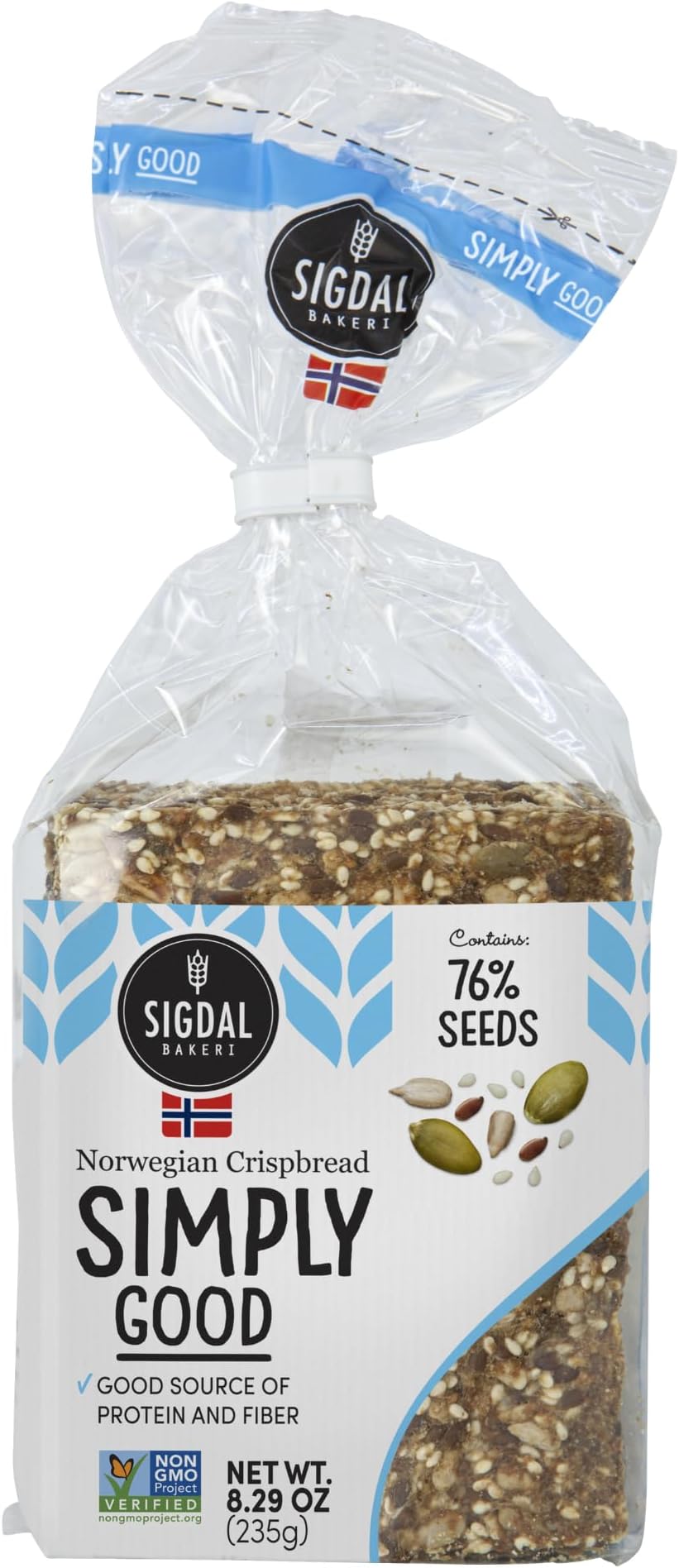 CRISPBREAD - SIMPLY GOOD - 8.29OZ (2 Pck)