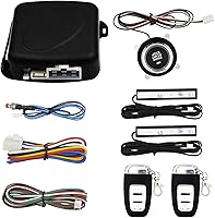 Vista 5 de 3T6B Sistema de entrada pasiva sin llave para coches universales DC12V, botón de arranque del motor PKE, kit de arranque/parada de vehículos