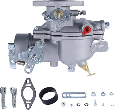 Carburetor Replacement for Massey Ferguson 65 135 150 165 Premium Billet Aluminum Carburetor Compatible with OE 194603M92 194996M93 517099M93 High-Performance Fuel-Efficient Engine Carburetor