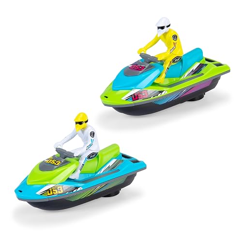 Dickie Toys Jetski Racer, selección aleatoria de 1 de 2 Motos de Agua Diferentes