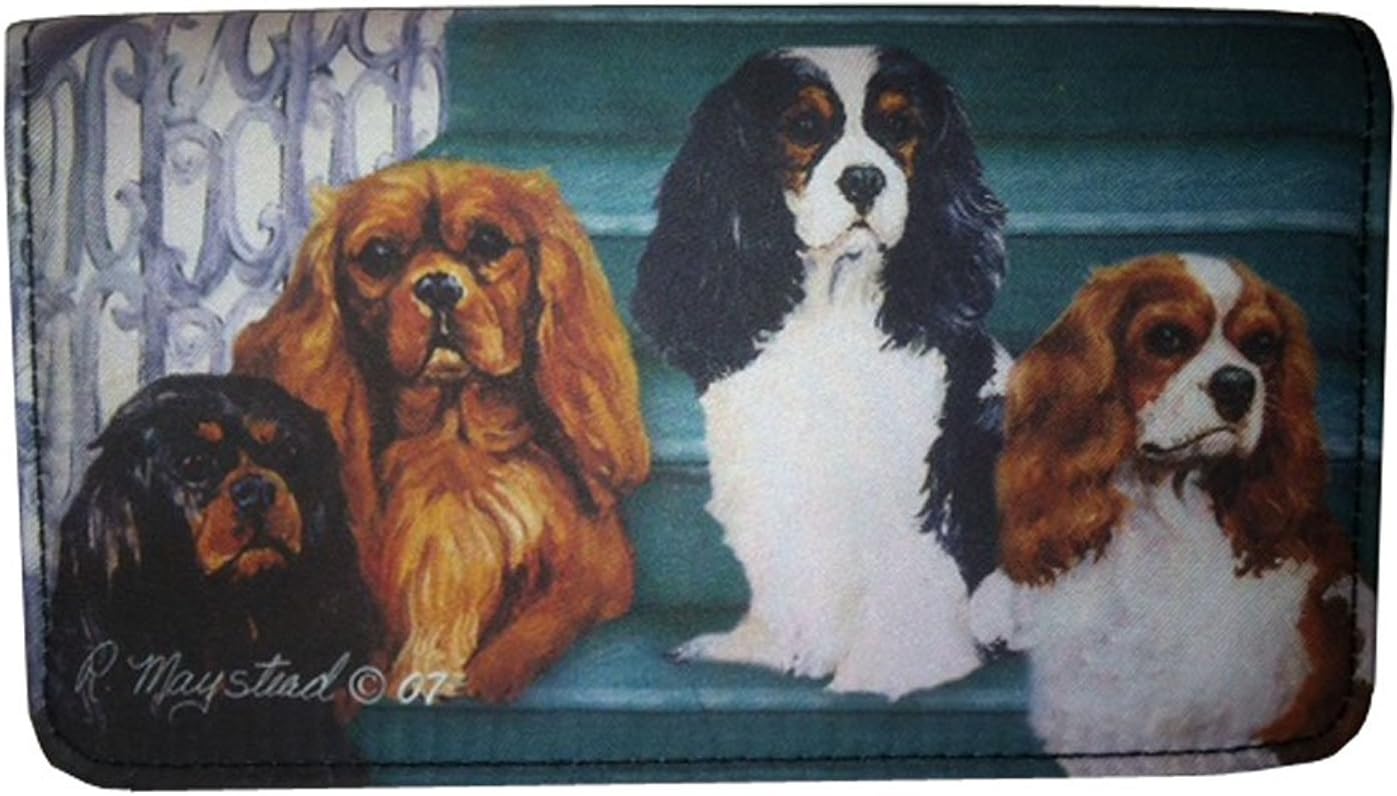 Cavalier King Charles Dog Wallet Designed by Ruth Maystead (4 1/4 x 7 1/4) (KCS-W)