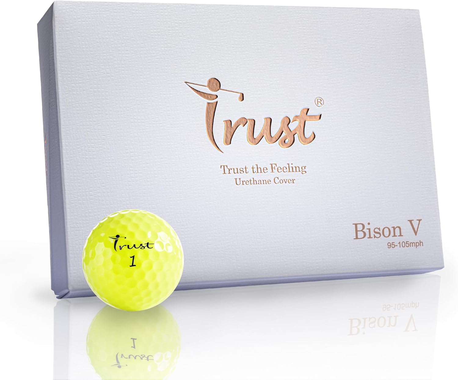 Trust Bison 2022 K8 Edition- Urethane Cover with Reactive Core, Different Compression Options-White