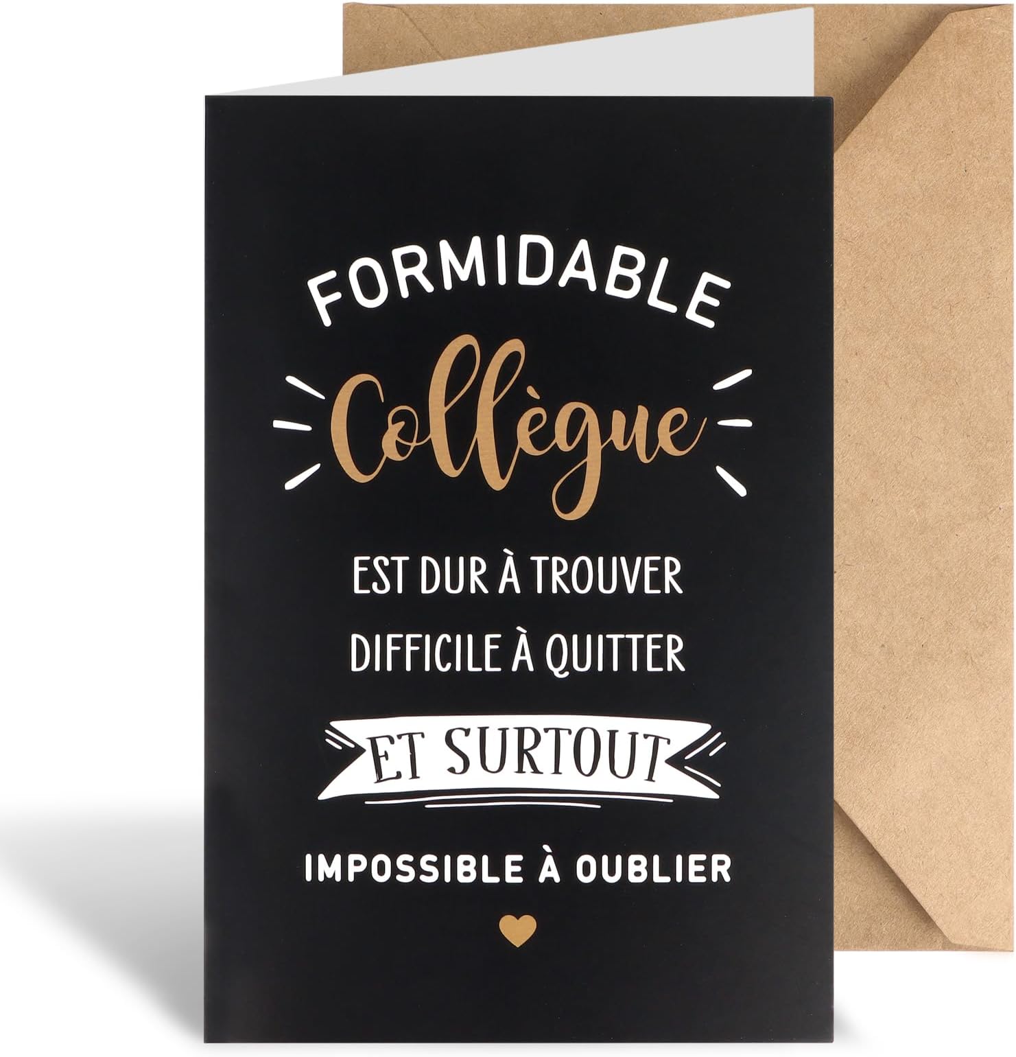 COLOFALLA Carte Départ Collègue 12x18cm Cadeau pour Départ Collègue de ...