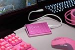 WD_Noir 4TB rose P10 Disque dur externe portable de jeu HDD, Fonctionne avec PlayStation, Xbox, & PC - WDBZ7D0040BPK-WESN