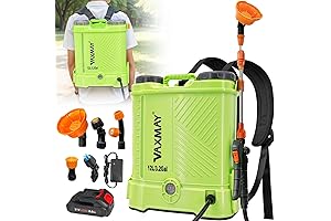 VAXMAY Backpack Herbicide Sprayer: 3.2 Gal Electric Lawn Sprayer for Weed Control