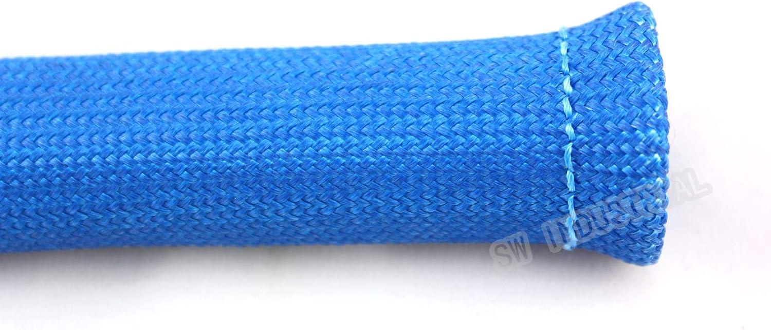 SWI Parts Spark Plug Protect Boot Heat Shield Thermal Protection Insulator 1 Inch ID x 6 Inches Long Pack of 8 (Blue)