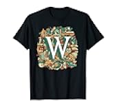 Letter W Capital Alphabet - W Initial Name Letter W T-Shirt