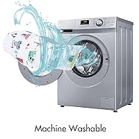 Vista 6 de Padded Pack n Play Sheets - Protector de colchón transpirable y grueso, acolchado de 38 x 26 pulgadas, sábana bajera ajustable para Graco, mini