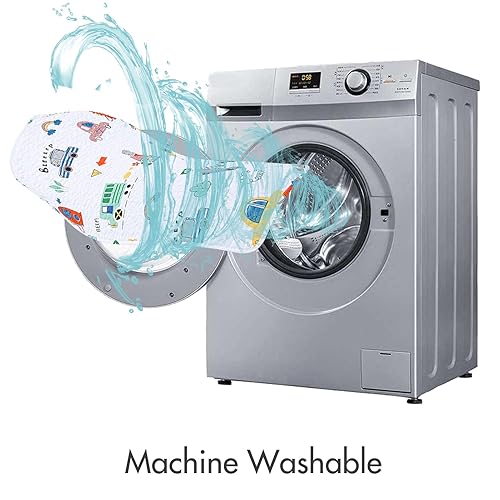 Miniatura 6 de Padded Pack n Play Sheets - Protector de colchón transpirable y grueso, acolchado de 38 x 26 pulgadas, sábana bajera ajustable para Graco, mini