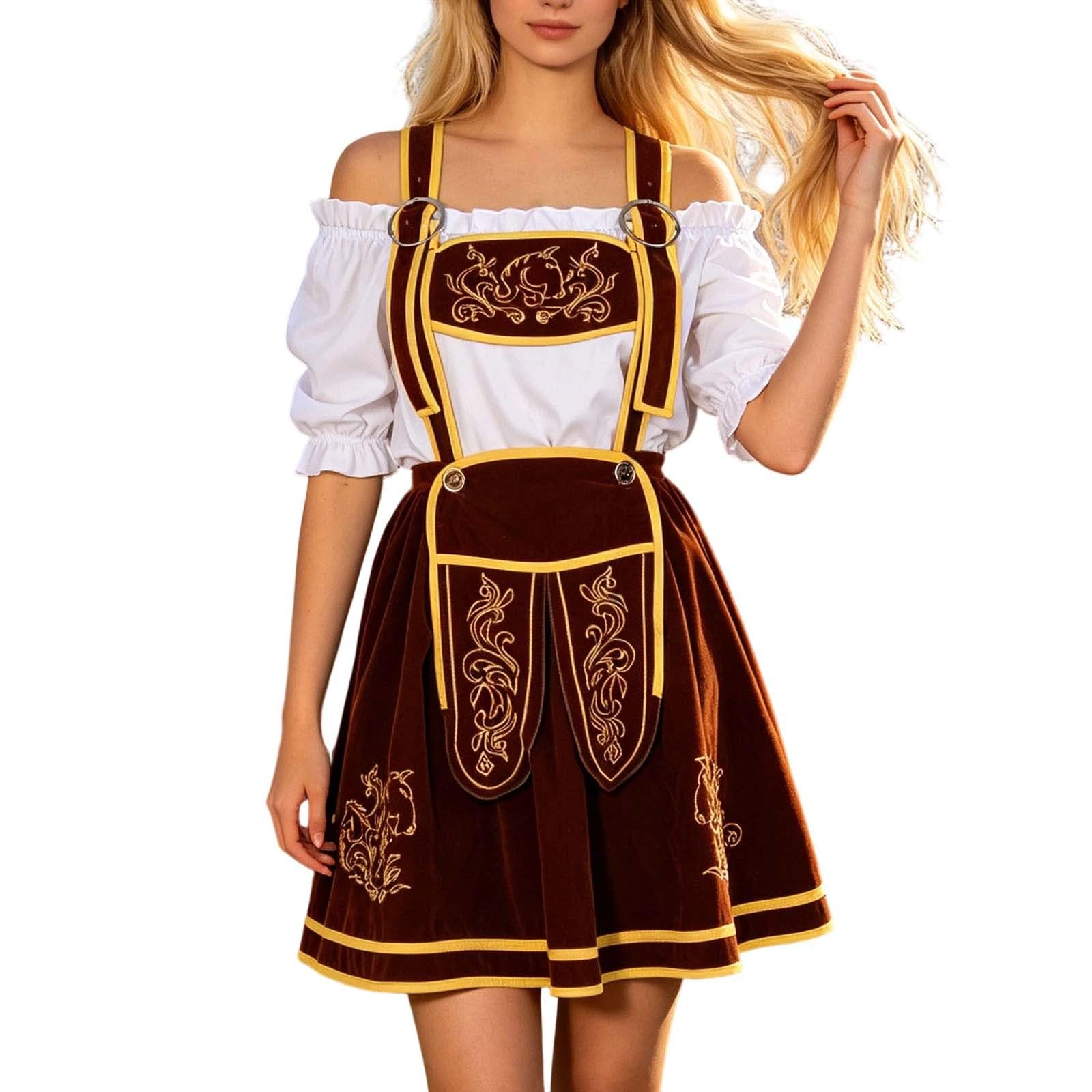 Generico Abito Bavarese Donna Oktoberfest Tradizionale