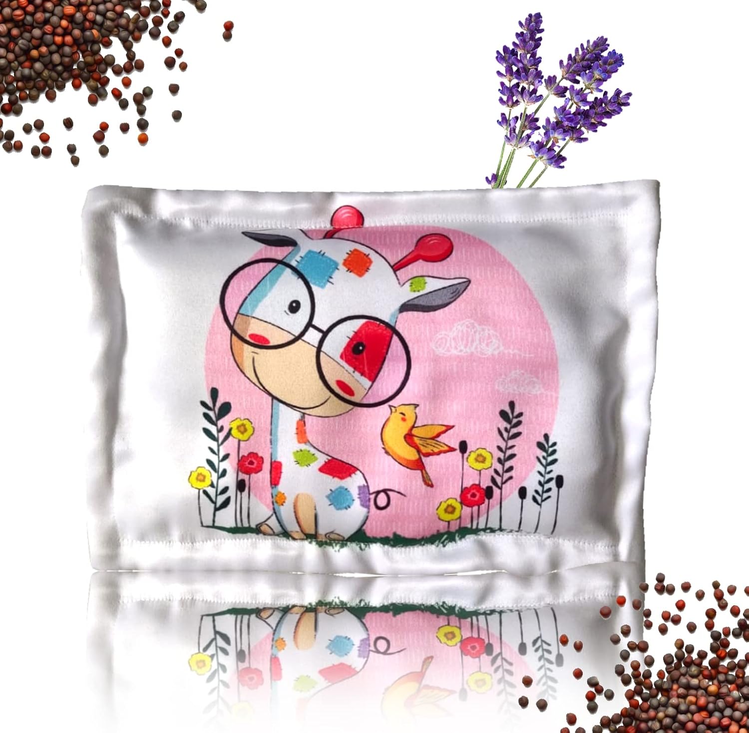 ROITIX Rai Mustard Seeds Pillow Baby Head Shaping Baby Pillow, Neck