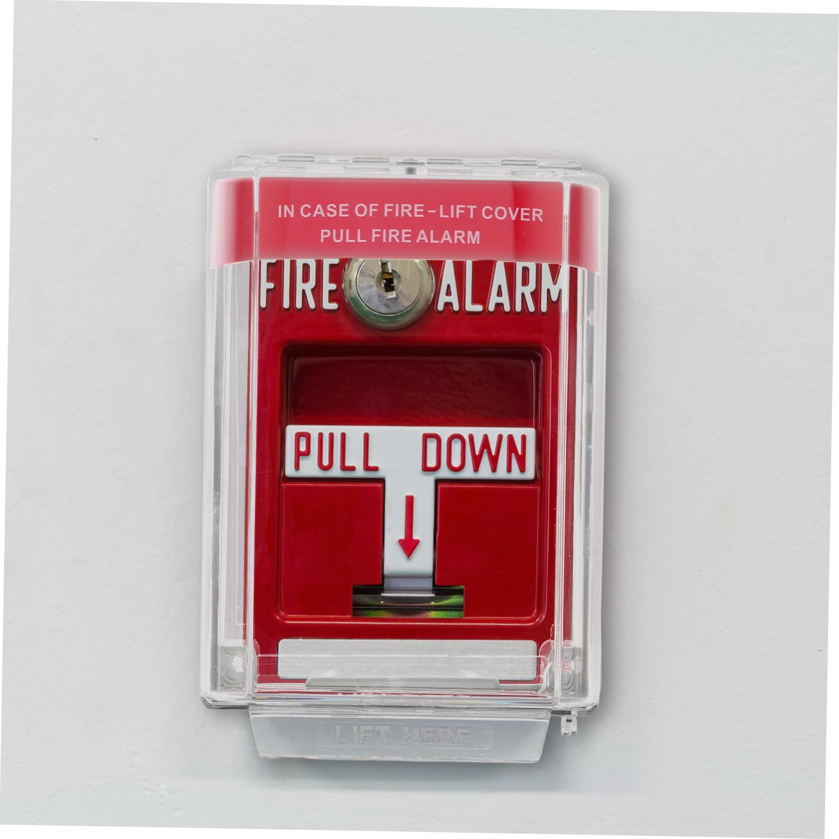 Cubierta Protectora Plástico para Cobertura Total, Fácil Instalación Botón de Alarma Manual contra Incendios Punto de Llamada de Emergencia