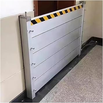 WDJBPSH Flood Barriers for Home Exterior Water Gate, Heavy Duty Flood Protection Gates/Water Stopper Shield, 39inch Tall Custom Length Temporary Dam7.2ft