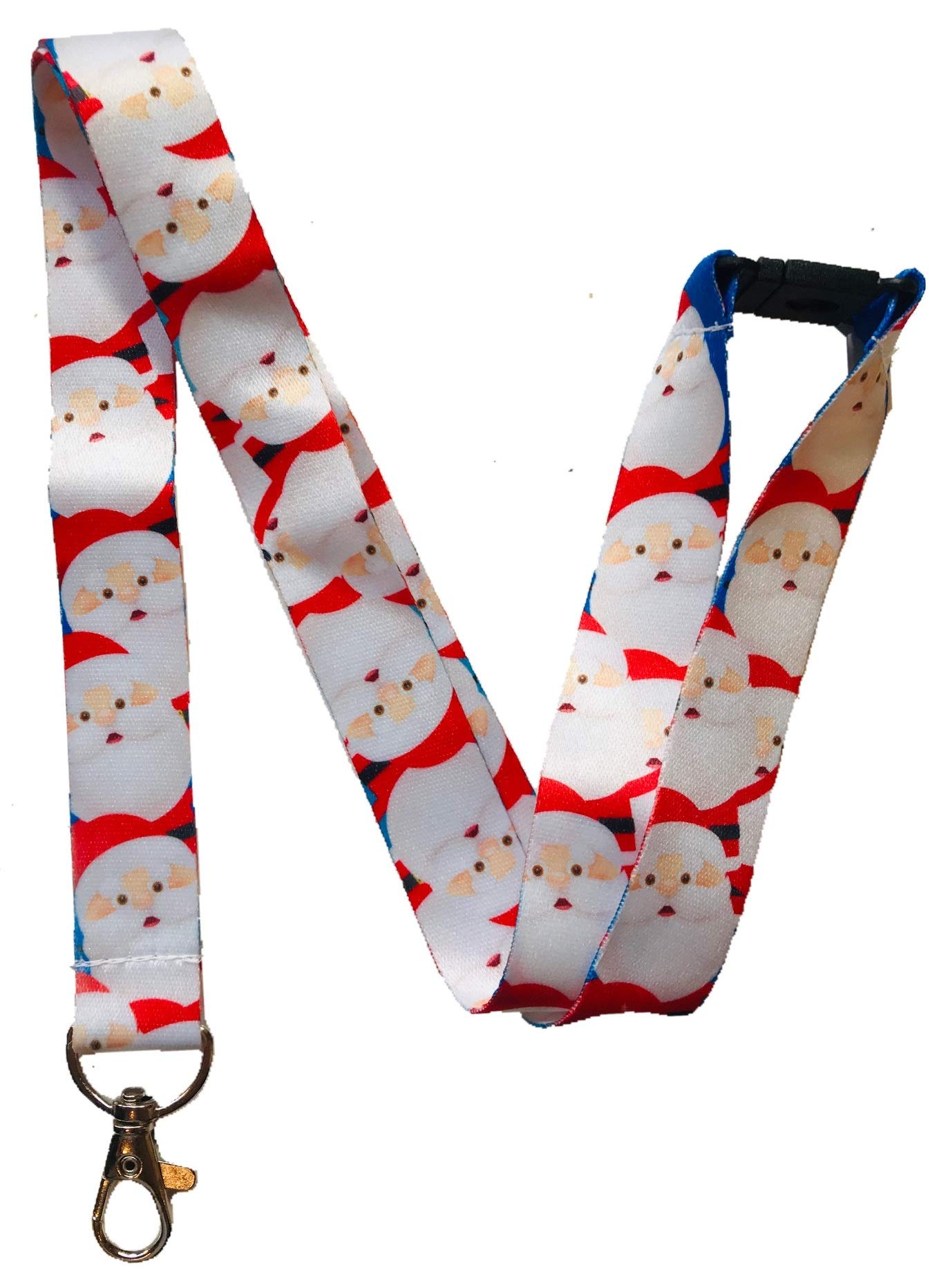 PAC Supplies Global 20mm Festive Christmas Jolly Santa Lanyard With Safety Breakaway