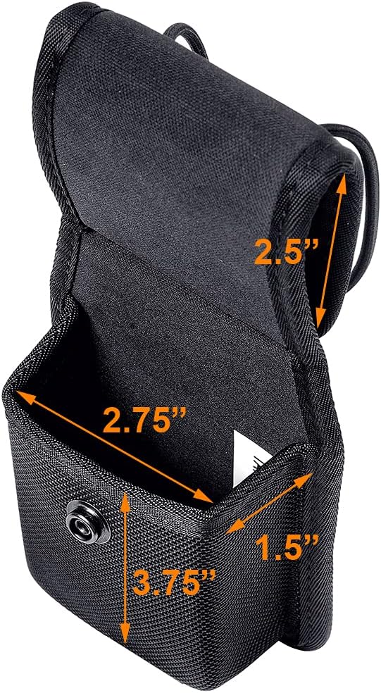Universal Radio Case Two Way Radio Holder Universal Pouch for Walkie Talkies Nylon Holster Accessories for Motorola MT500, MT1000, MTS2000 and Similar Models - Image 3