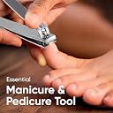 Professional Large Nail Clipper (Pack of 2) – Heavy Duty Stainless Steel Nail Trimmer Set for Men & Women, Durable Cutter with Anti-Slip Grip & Built-in File for Thick Fingernails & Toenails gallery image