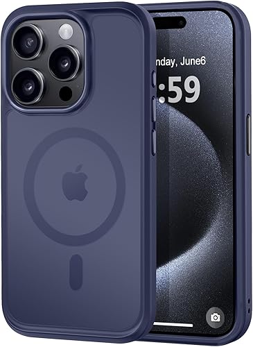 Vista 1044 de MOCCA - Funda magnética resistente para iPhone 11 de 6.1 pulgadas, compatible con MagSafe, protector de pantalla de vidrio + protector de lente