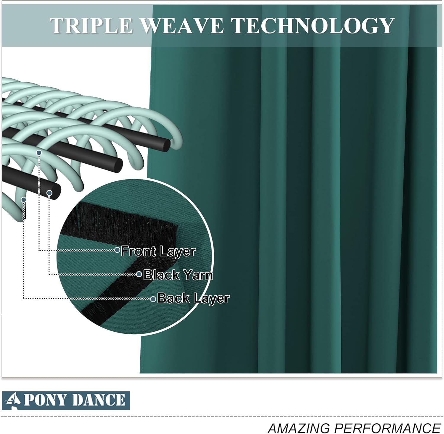 Teljes függöny szett felszerelve