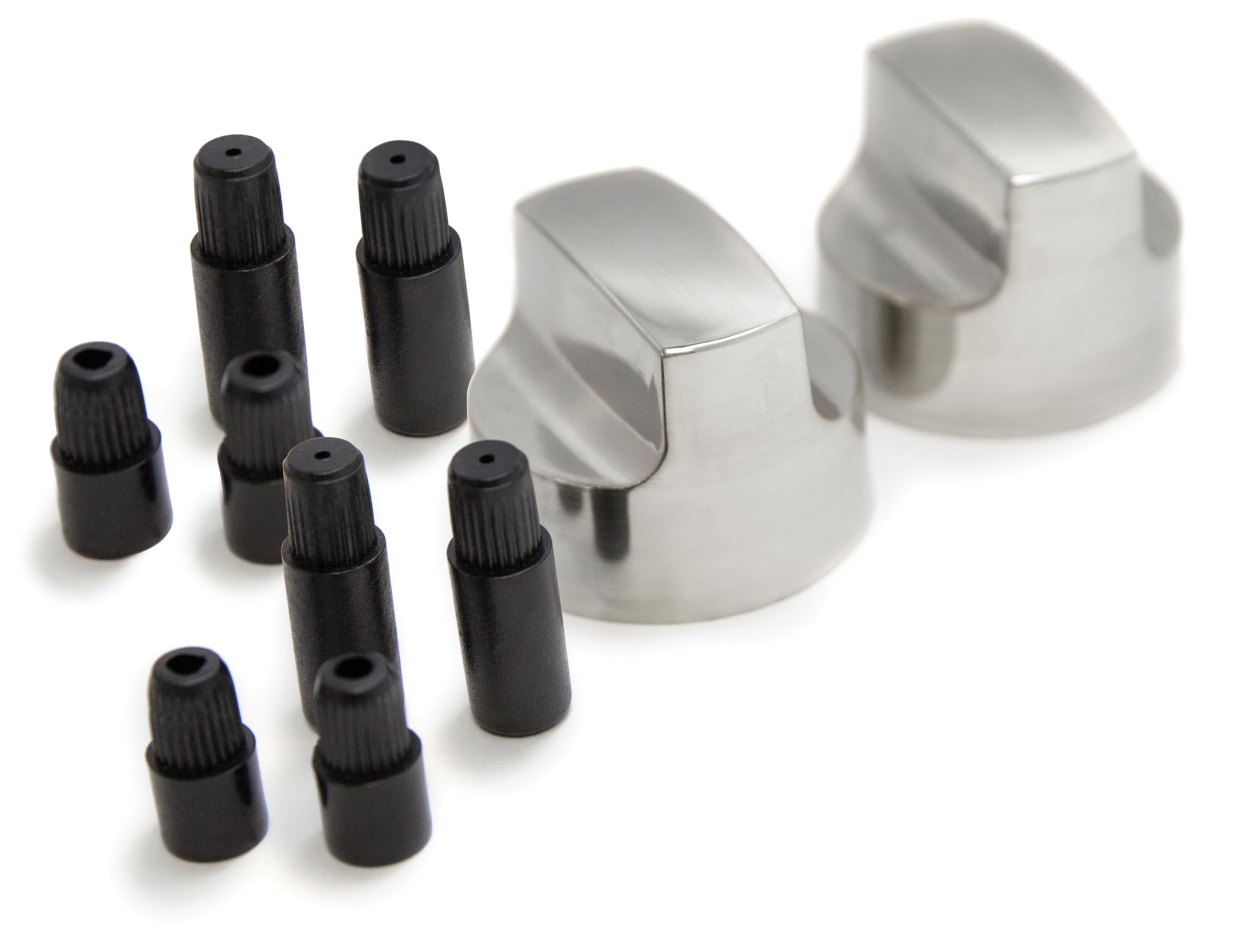 Amazon.com: GrillPro 25960 Chrome Look Replacement Control Knobs