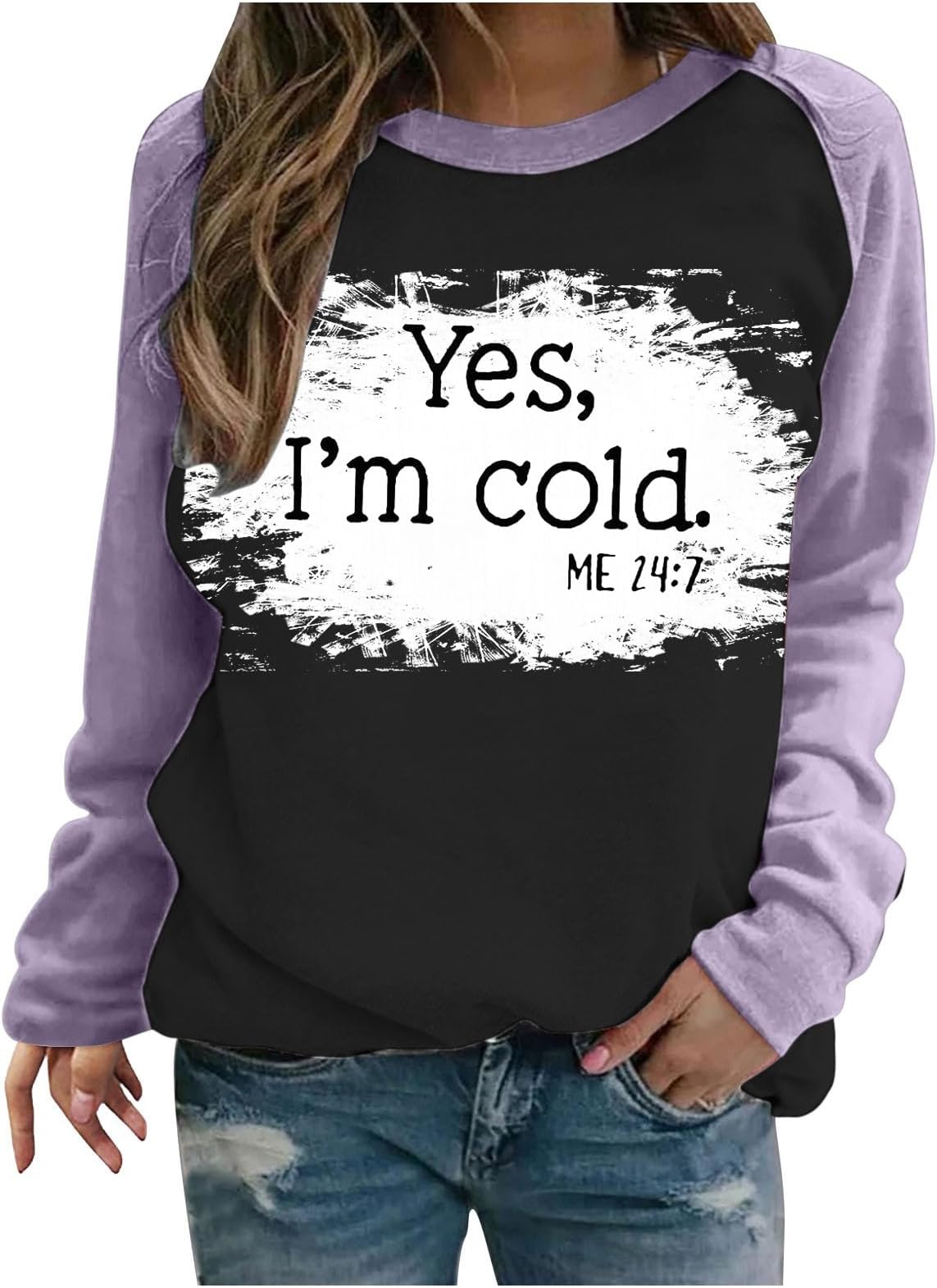 Mittory Crewneck Sweatshirts Womens Preppy Sweatshirt Fall Fashion 2023 Letter Print Long Sleeve Pullover Loose Fit Tunic Top