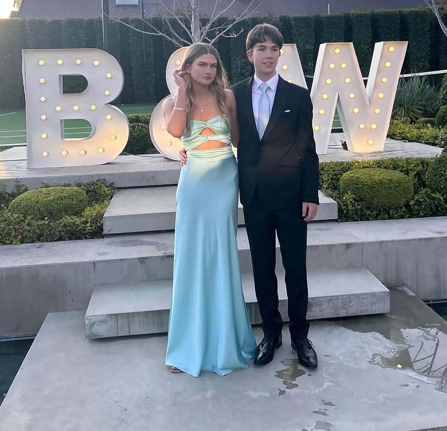 Strapless Satin Prom Dresses Long 2026 Cutout Mermaid Evening Dresses Ruched Corset Party Gown