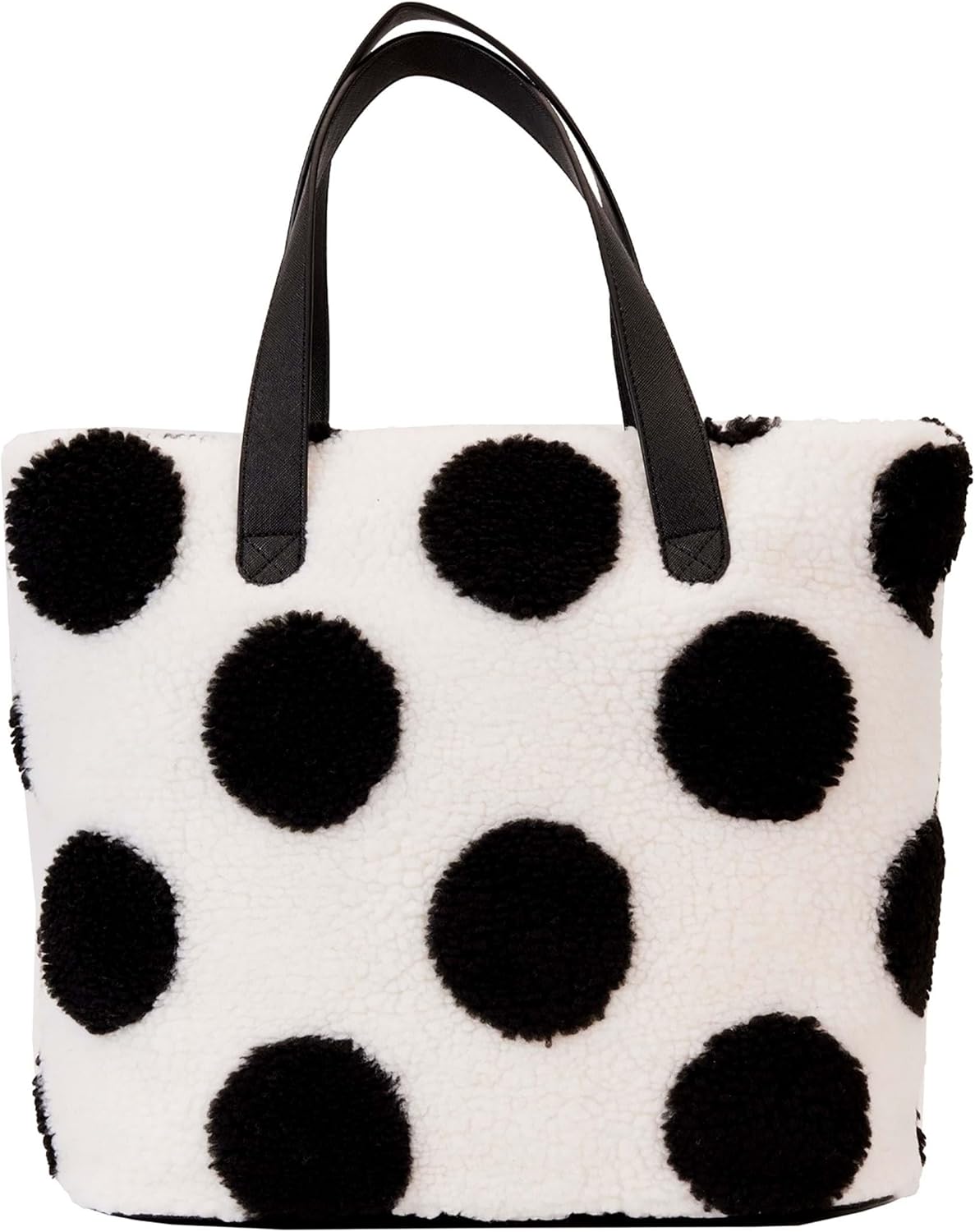 Loungefly Minnie Mouse Rocks the Dots Classic Sherpa Tote Bag | Disney Bags