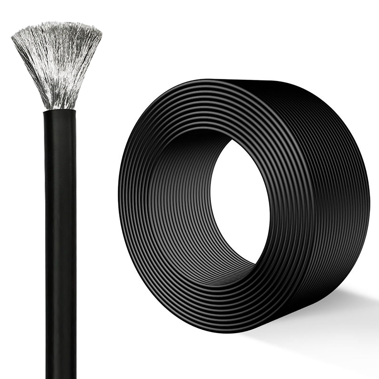 Fil de silicone flexible 7 AWG résistant à la chaleur 5m