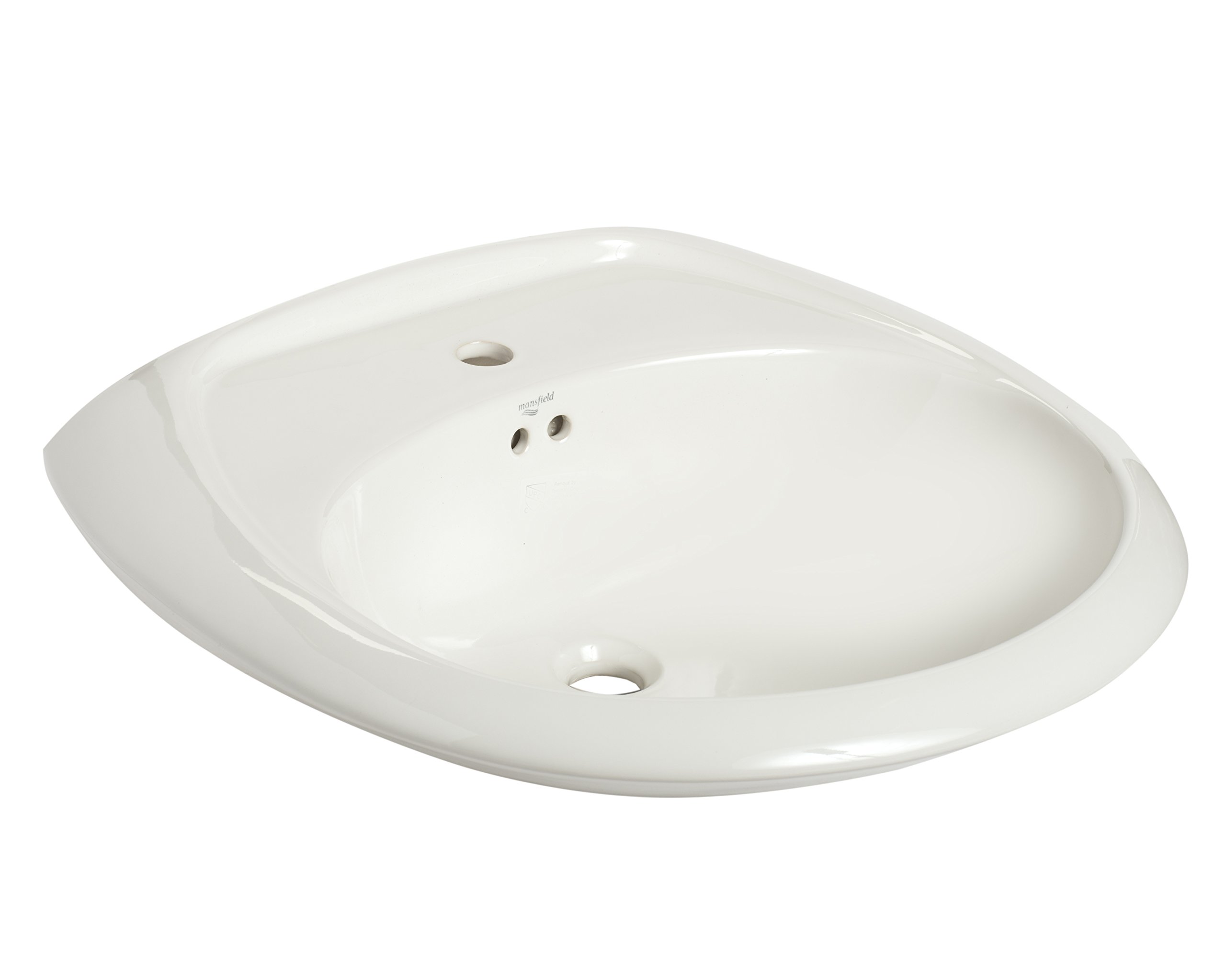 Lavabo Maverick para baño pequeño solución con un orificio de grifo individual