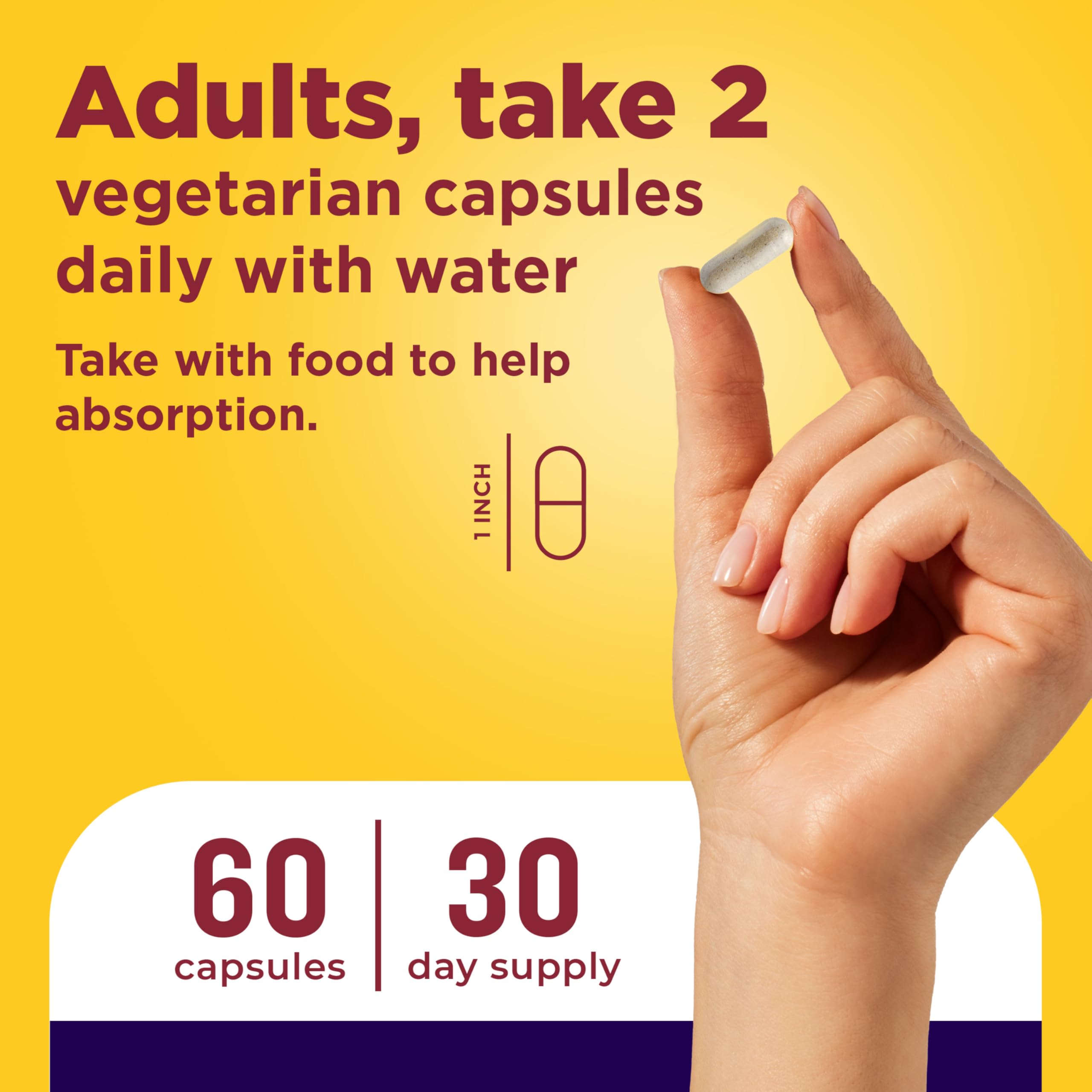 Nature Made Magnesium + Ashwagandha Capsules, 60 Capsules — Amazon image 5