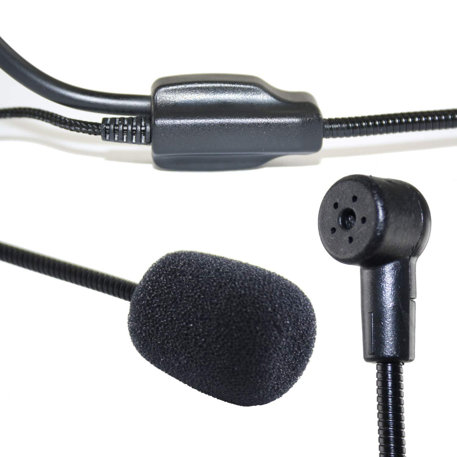 Electret Microphone EXMAX 3.5MM Head-Mounted Headworn Wired Microphone ...
