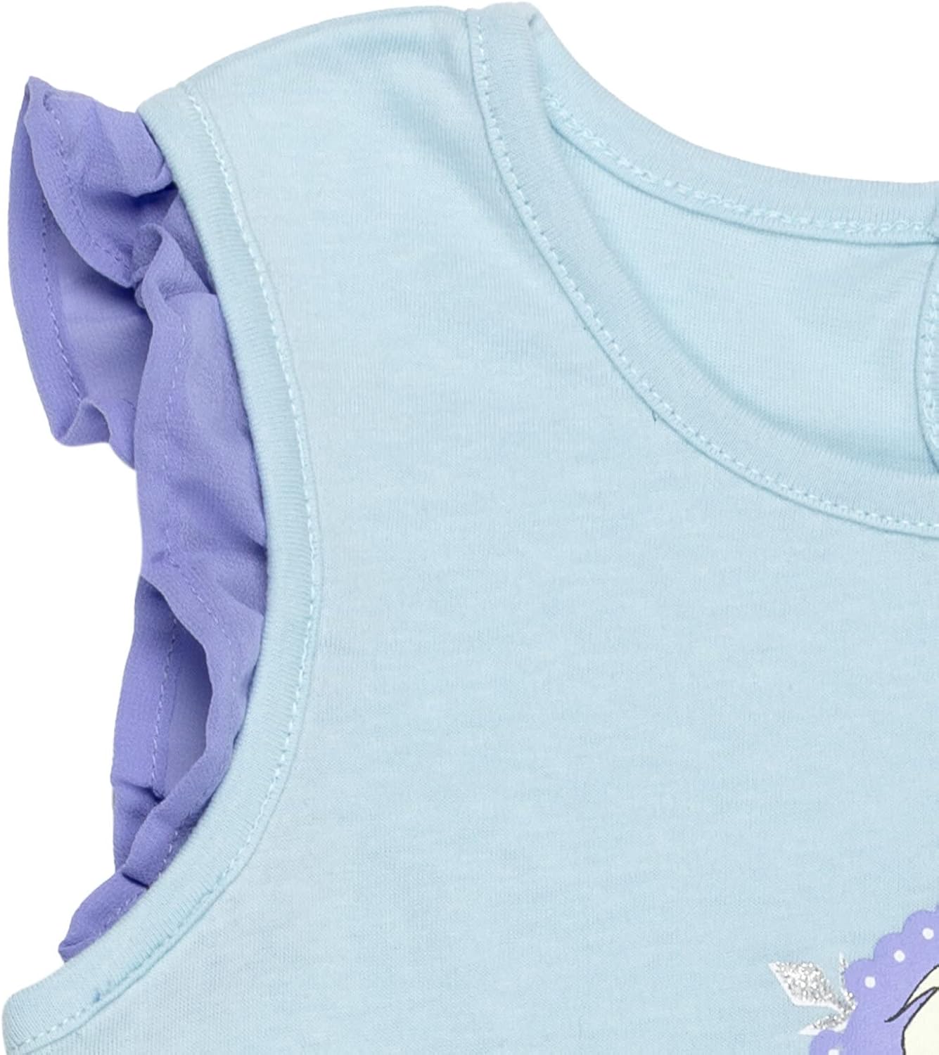 Disney Princess Girls Romper With Skirt Overlay Toddler to Big Kid - Image 5