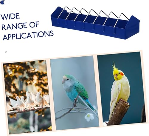 Miniatura 5 de Mipcase Pigeon Accessories Dispensador de alimentos para pájaros, comedero de periquitos, comedero de almacenamiento para pollos para jaula de