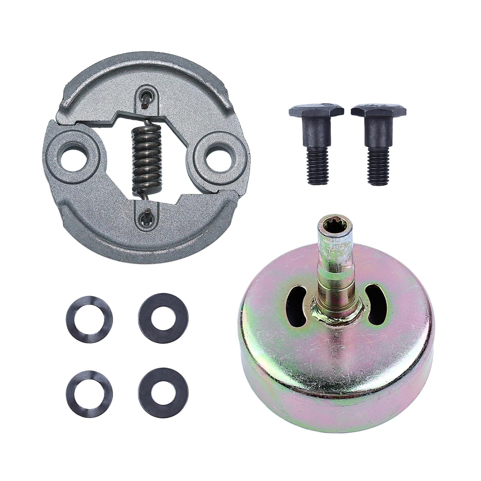 Kit de Embrague for desbrozadora de Motor pequeño GX31 GX35 de 1,3 HP, Piezas for césped 19611-Z0Z-000 30500-Z0Z-013