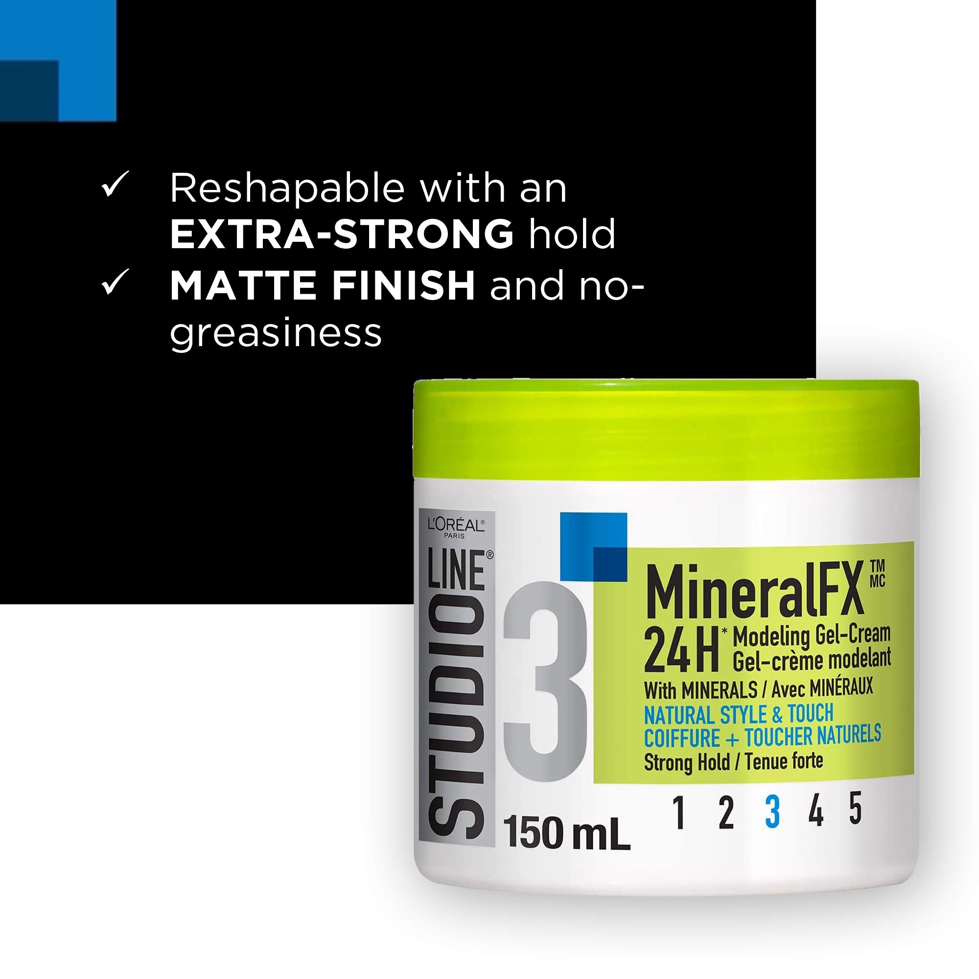 M0818X 花王 estホワイトニングエフェクトマイクロムース レフィル 2本 L'Oréal Paris Studio Line MineralFX Hair Wax, Strong Hold Wax