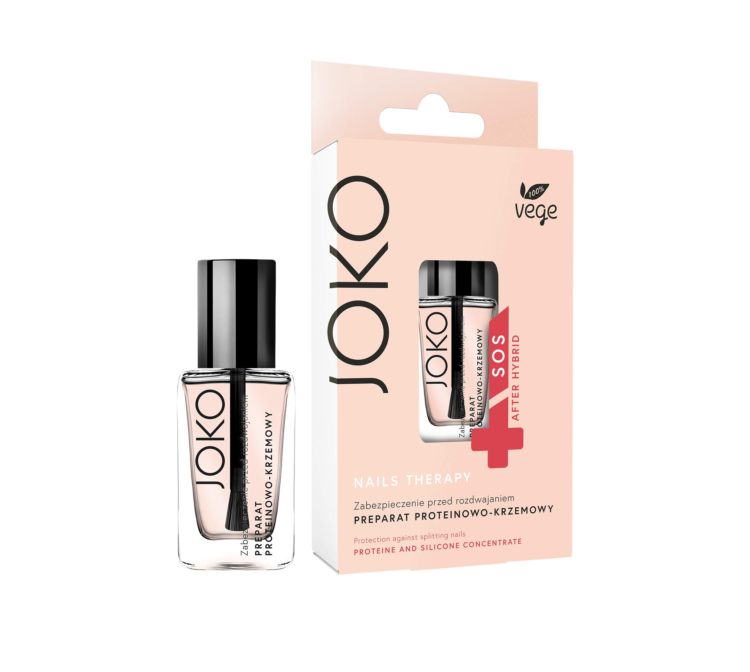 JOKO Protein and Silicone Concentrate for Nails 100% Vegan SOS After Hybrid 11ml