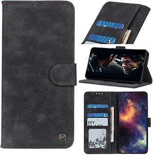 MINGYOUNG Custodia a Portafoglio in Pelle Compatibile con ASUS Zenfone 7 ZS670KS/7 PRO ZS671KS,Modello in Pelle di Pecora con Supporto e Slot per Schede Multiple Cover (Nero)