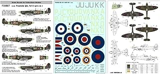 Decal for British Supermarine Spitfire MK V Presentation Spits Part 2 1/48 Scale Foxbot 48-004 - Model Kit