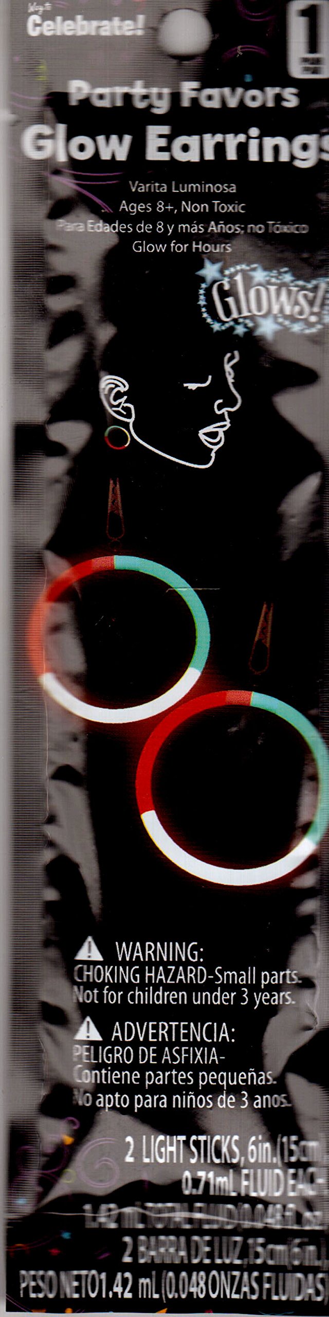 Party Favors GLOW EARRINGS