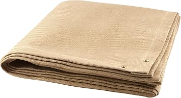 Steiner 387-6X6 Z-Flex Plus 35-Ounce Vermiculite Coated Fiberglass Welding Blanket, Tan, 6 x 6