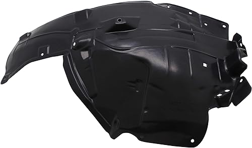 Evan Fischer Forro de guardabarros delantero, lado del pasajero, sección trasera compatible con material plástico Infiniti Q50 2014-2022 - IN1249131