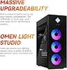 PC de escritorio para gaming HP OMEN 45L 5090, Intel Core Ultra 9 285K, GeForce RTX 5090, 64GB DDR5, 4TB SSD, soporte para 4 pantallas 4K, Light Studio, HDMI, DP, Wi-Fi 6E, Windows 11 Pro, estación de trabajo lista para IA 7