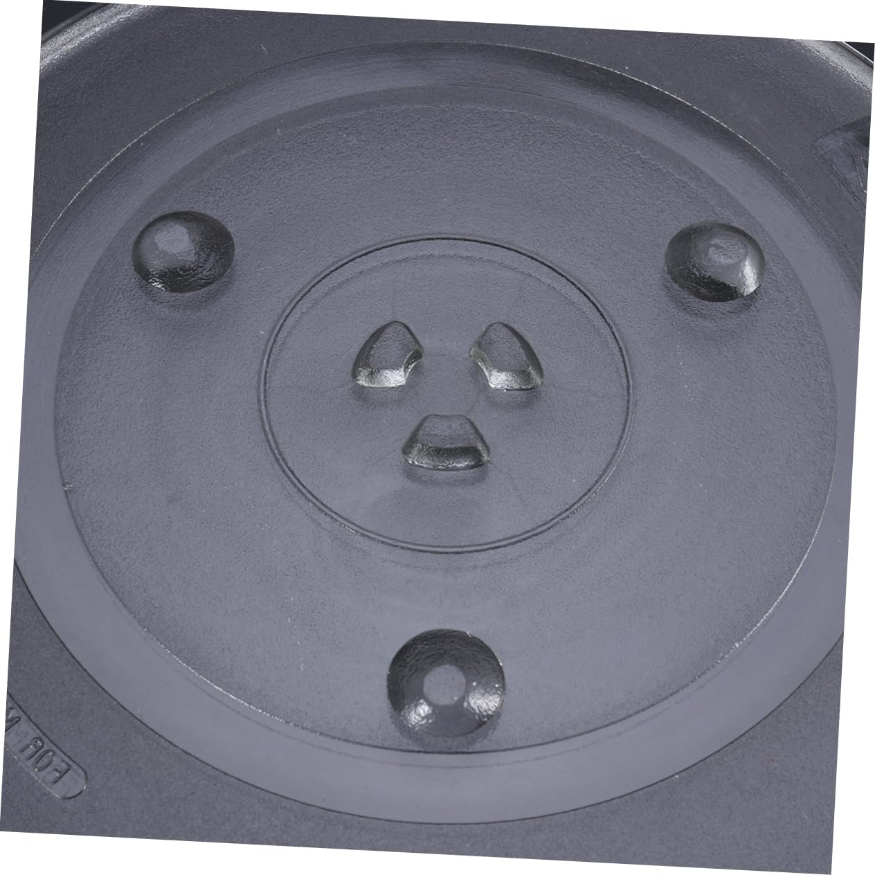 BESTYASH Y-Type Microwave Glass Turntable Plate Replacement 31.5 cm Microwave Glass Tray Dishwasher Safe Compatible for Home Use